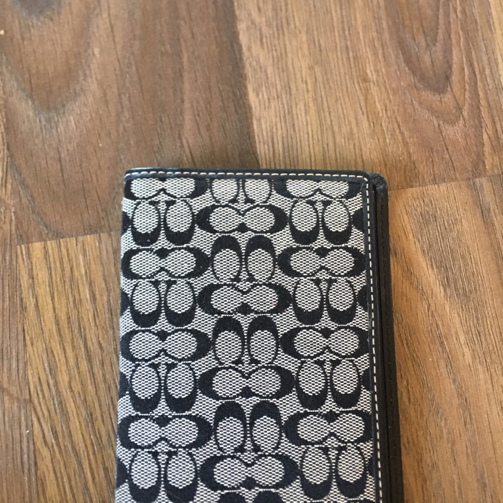 Coach Signature Passport Wallet NEW